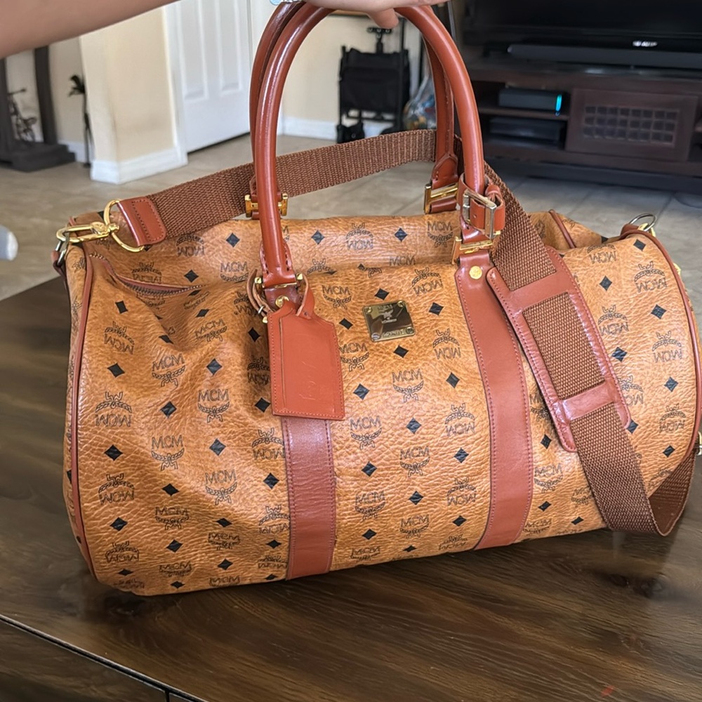 MCM Visetos Duffle Bag